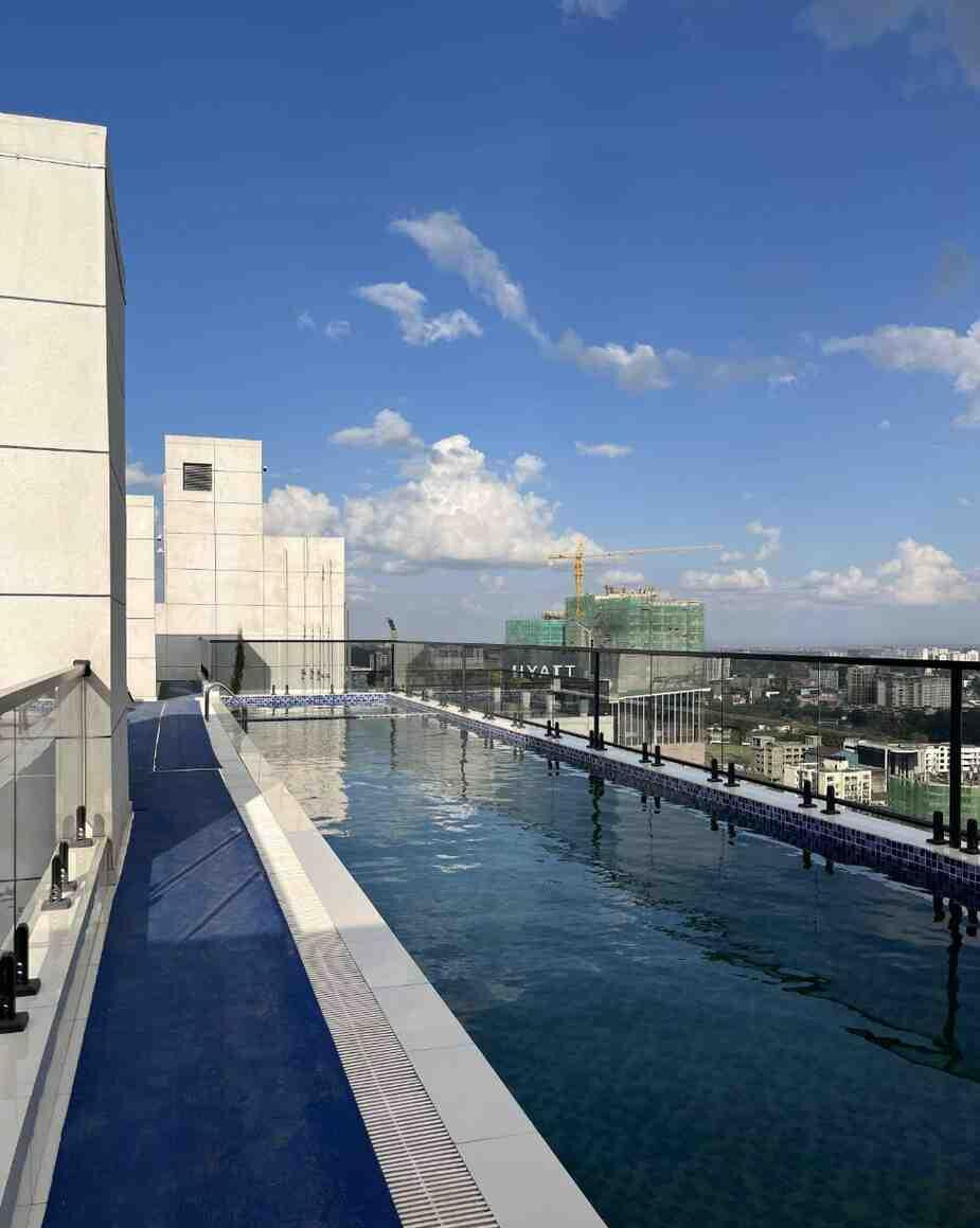11th Floor 1BR with Heated Rooftop Pool & Smart Face Scan - Westlands
