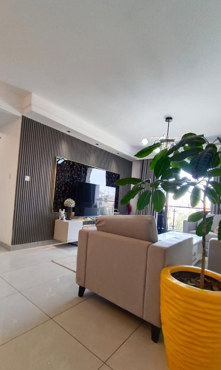 3BR Apartment with Olympic Pool & Smart Features - Syokimau
