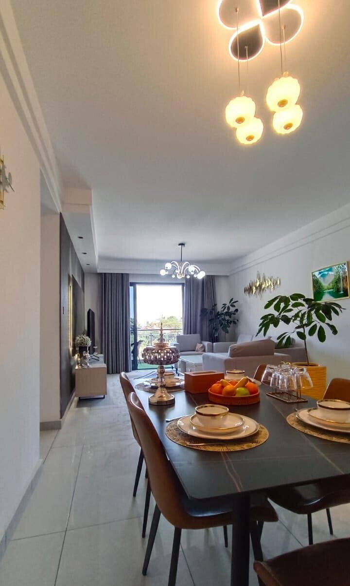 3BR Apartment with Olympic Pool & Smart Features - Syokimau