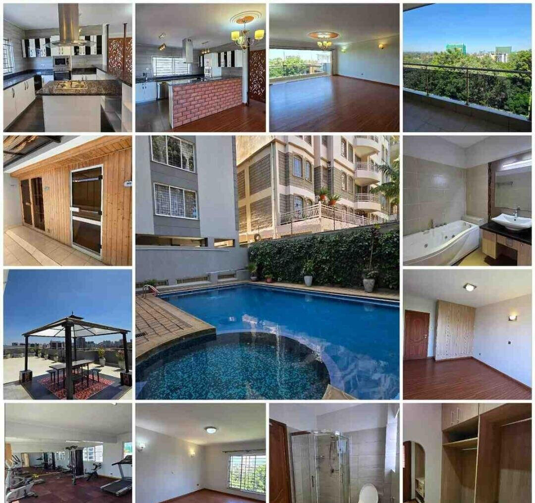 3BR Pearl Towers with Pool, Gym & Backup Systems - Kileleshwa