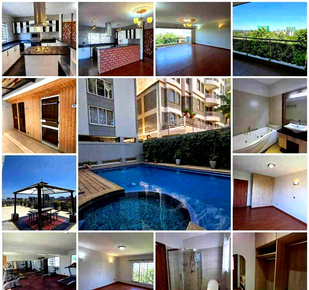 3BR Pearl Towers with Pool, Gym & Backup Systems - Kileleshwa