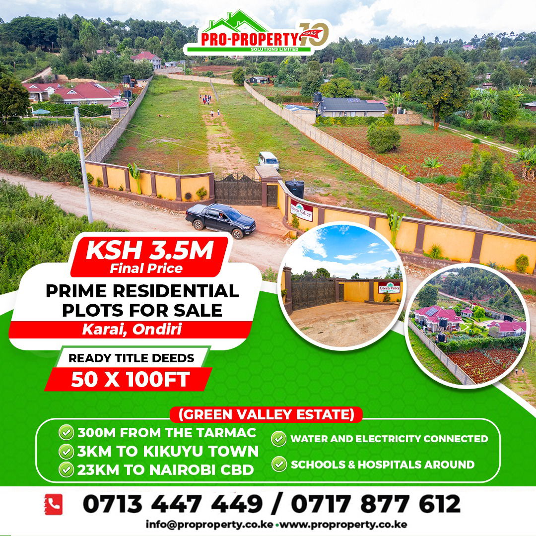Land for Sale in Karai, Kiambu