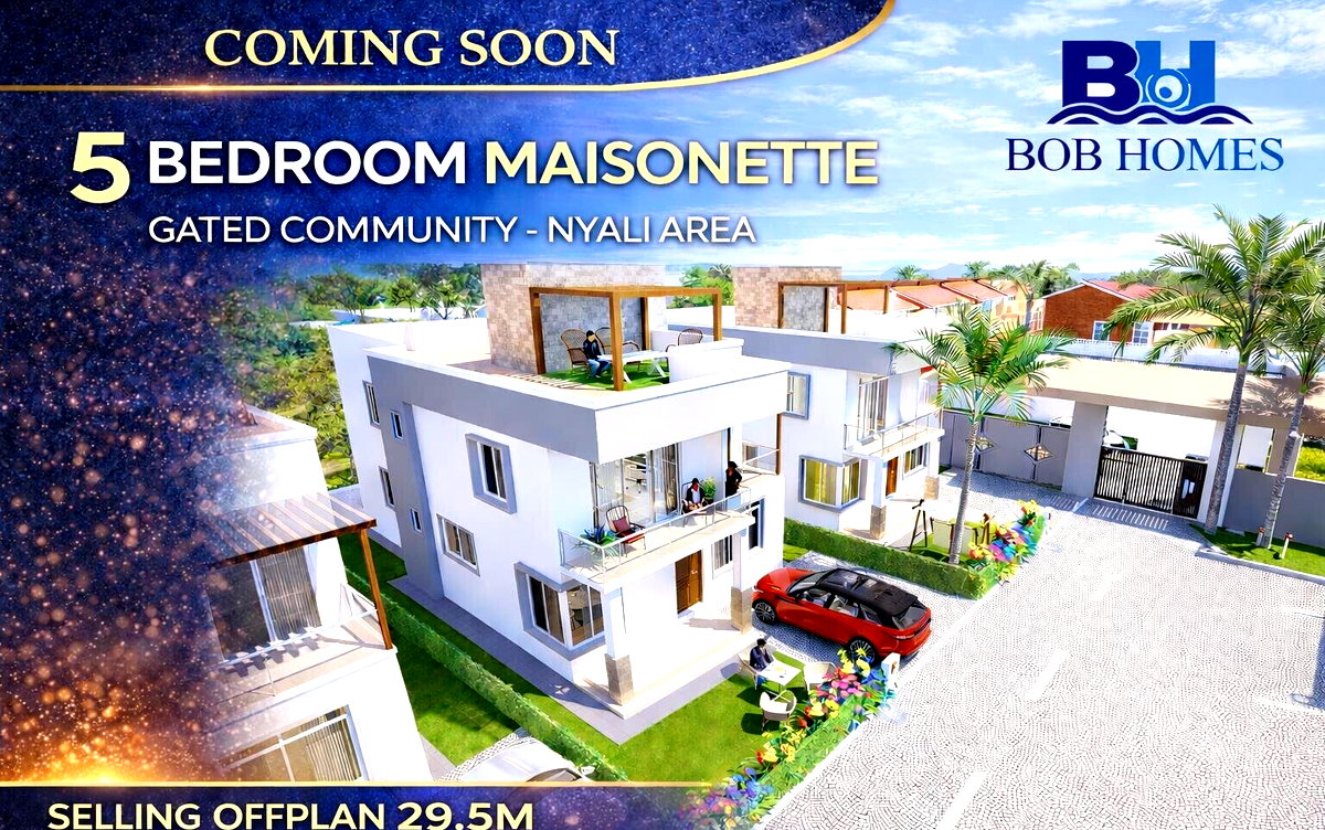 Off-Plan 5BR Villa with DSQ in Gated Nyali Estate - Mombasa