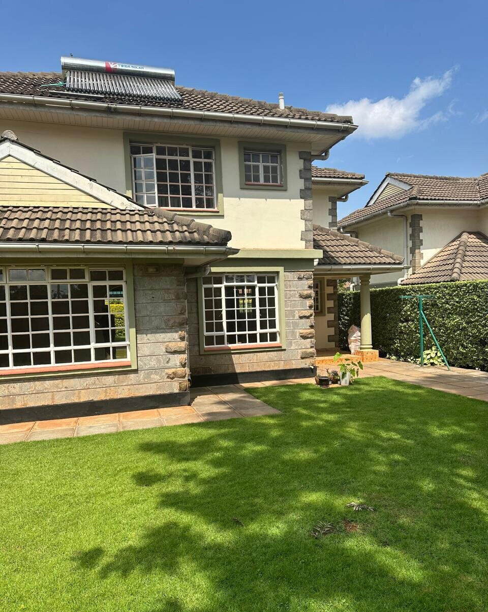 4-Bed Edenville Townhouse Near Kiambu Institute - Muthaiga