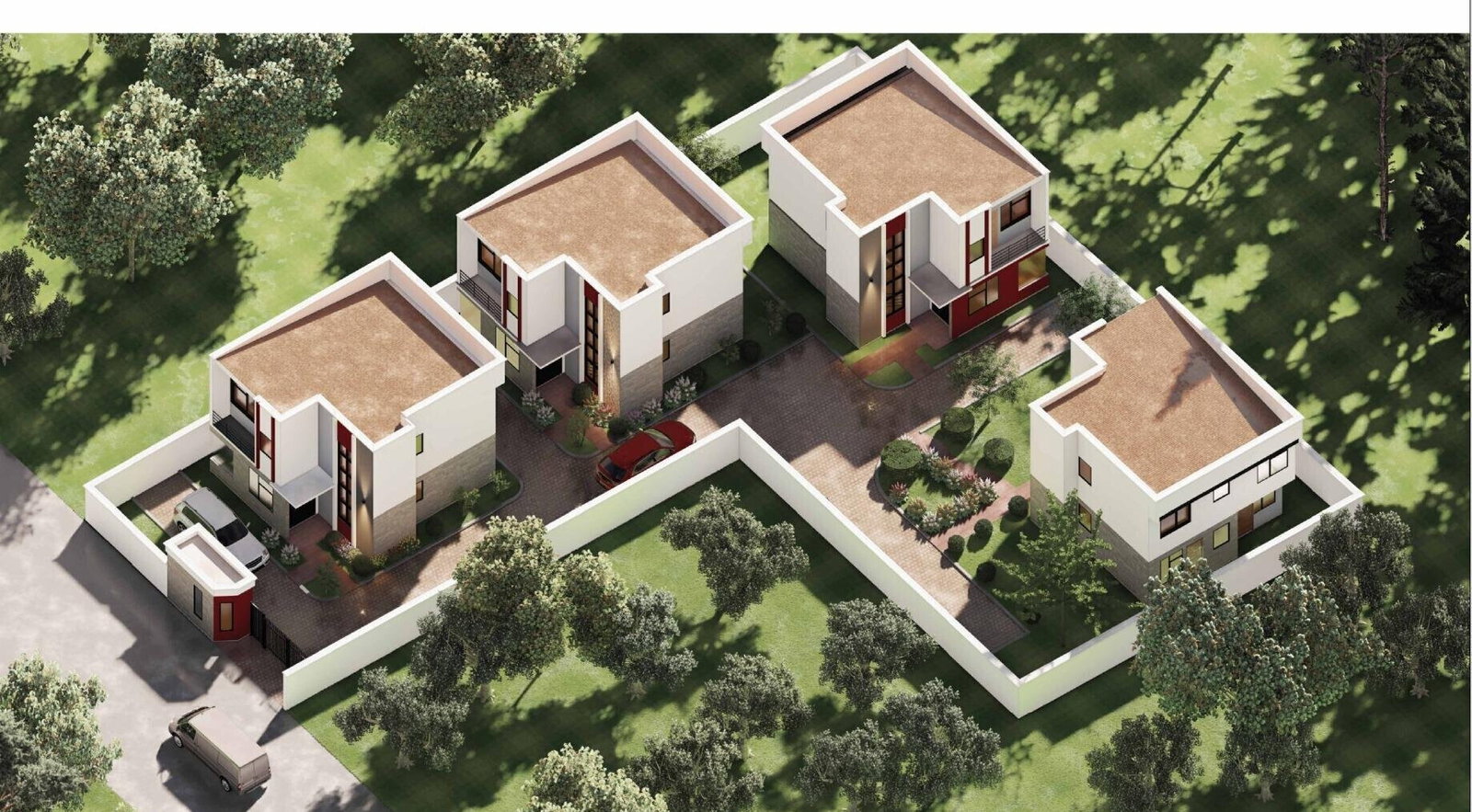 4BR Townhouse with Flat Roof & Guest Ensuite - Ngong Hills