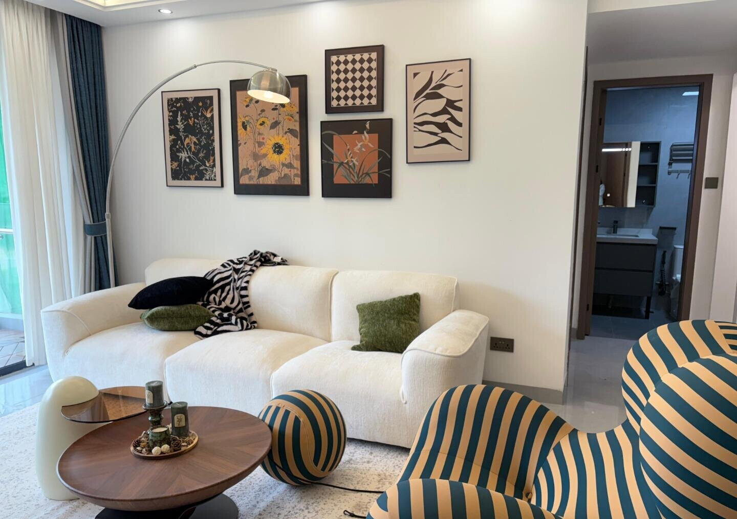 1BR + Study with City Views & Pool - Capital Garden, Kilimani