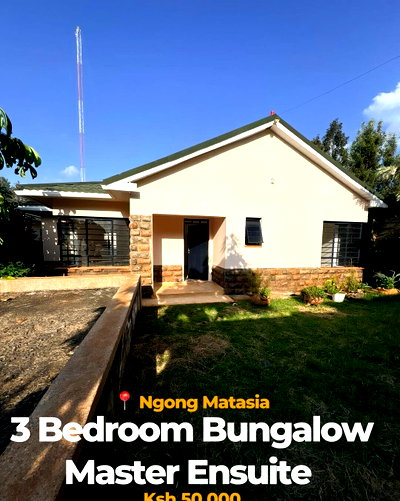 3BR Garden Home at KSh 50K