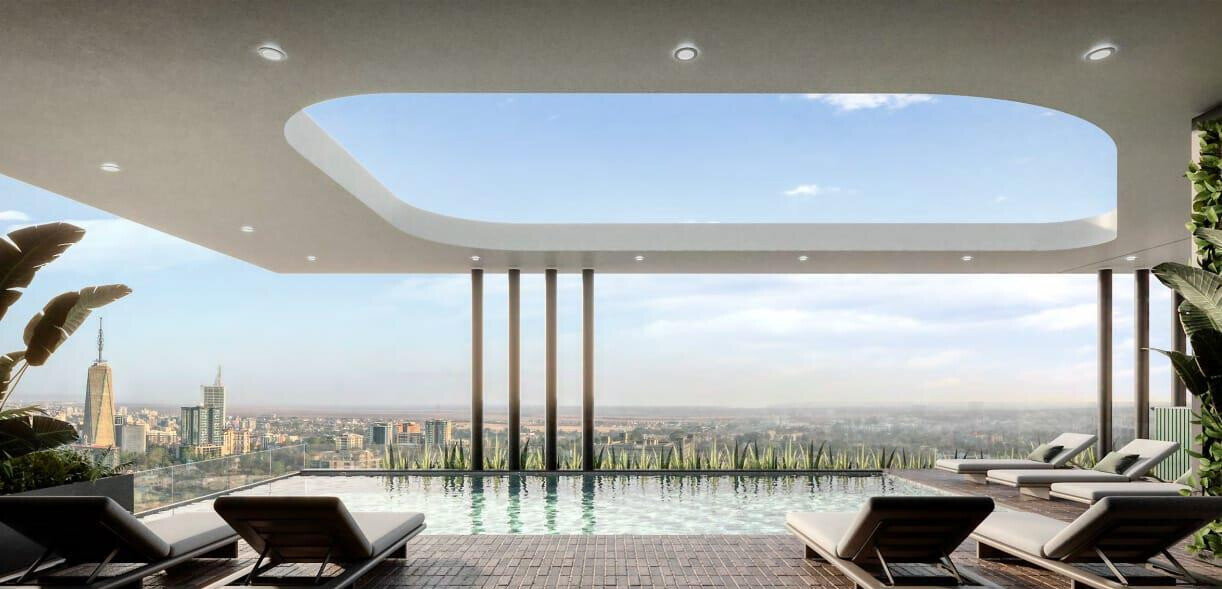 1BR Apartment 180m from Nairobi Hospital - Upper Hill