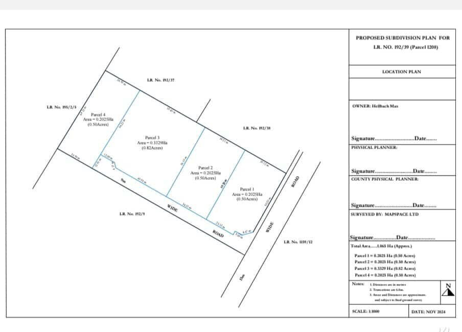 Half Acre Karen Plot at 45M