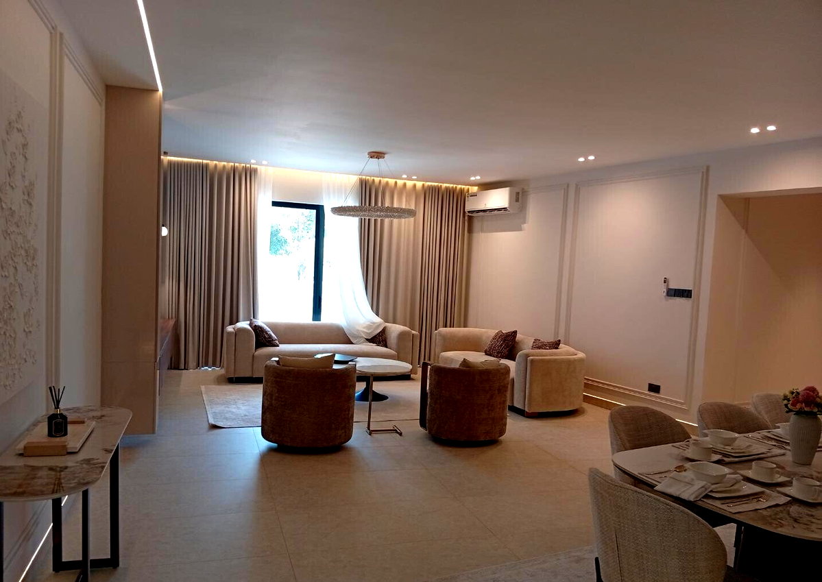 3BR All-Ensuite with Walk-In Closet & Gym Access - Nyali