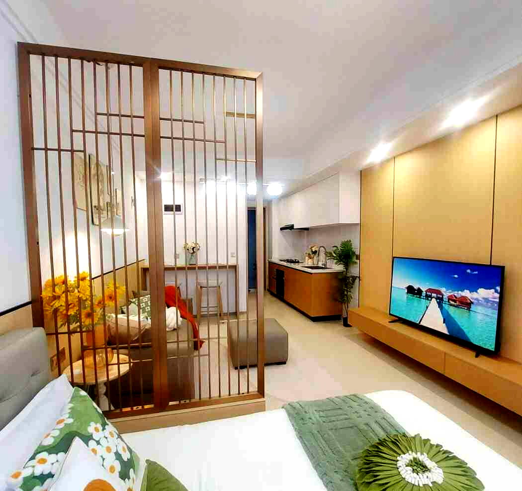 Studio Apartment with Rooftop Pool & Gym - Muthithi Road, Westlands