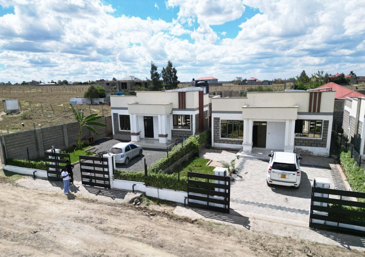 3BR Flat Roof Bungalow in 50x100 Compound - Kitengela