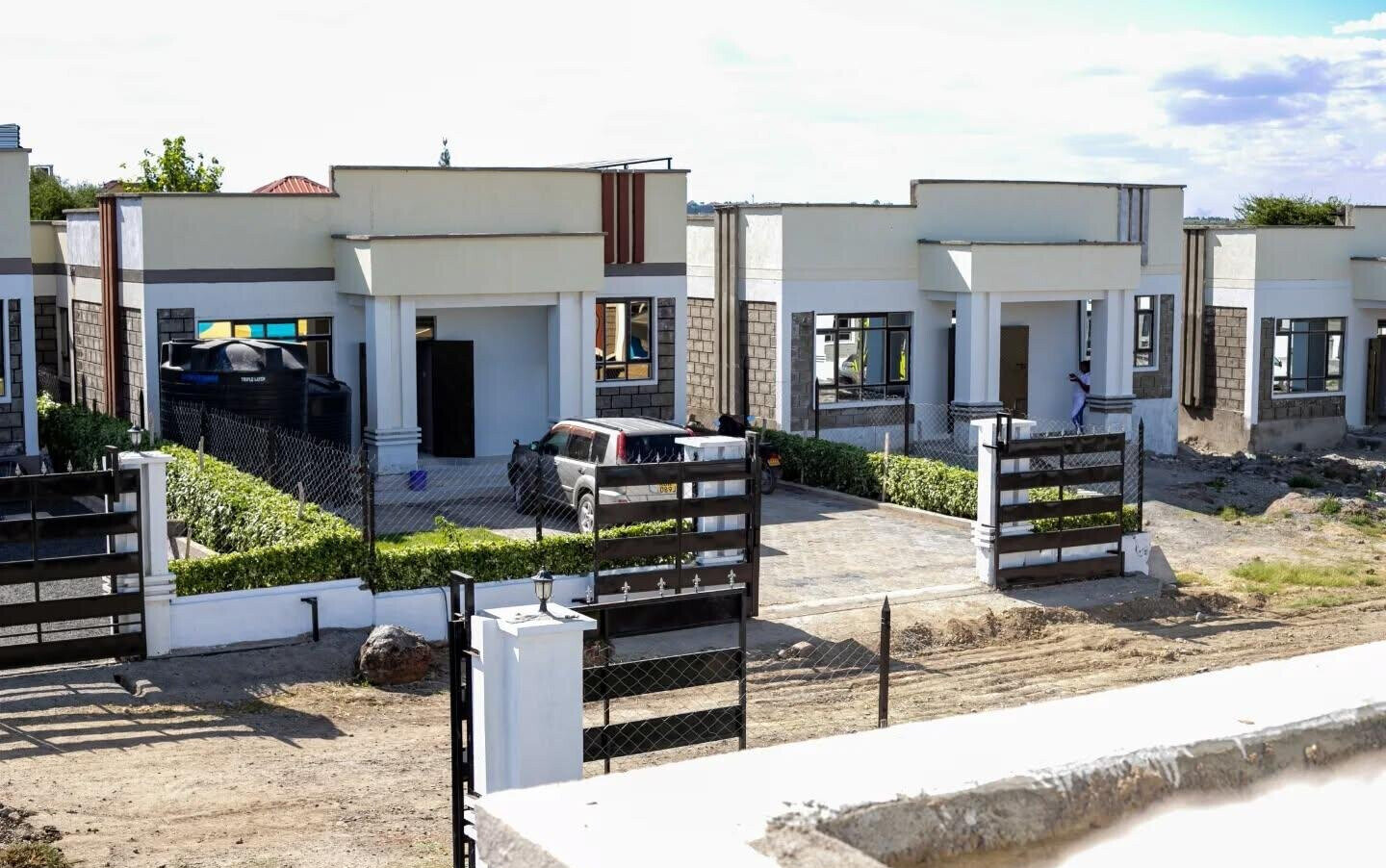 3BR Flat Roof Bungalow in 50x100 Compound - Kitengela