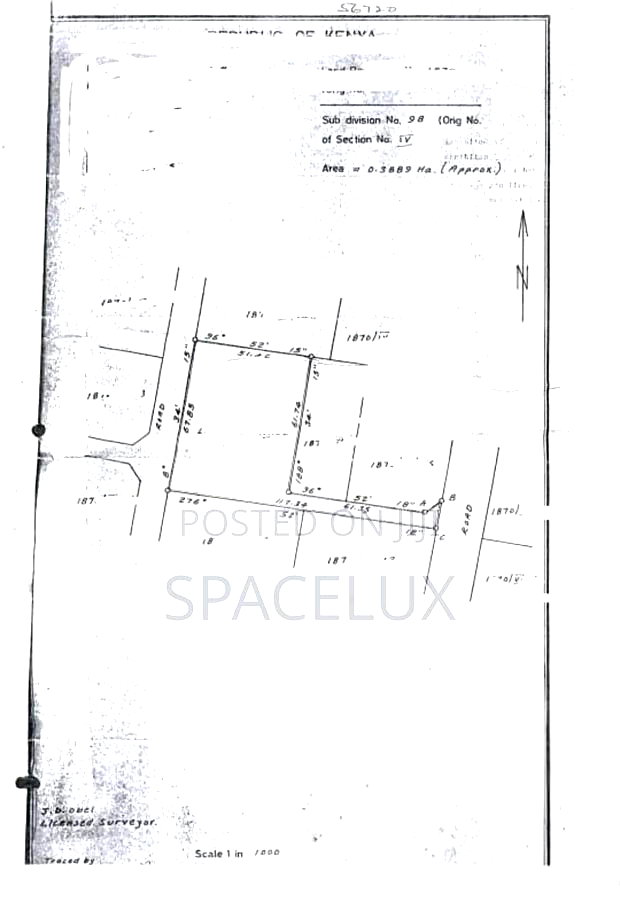 Prime 1 Acre Redevelopment Land Rhapta Rd