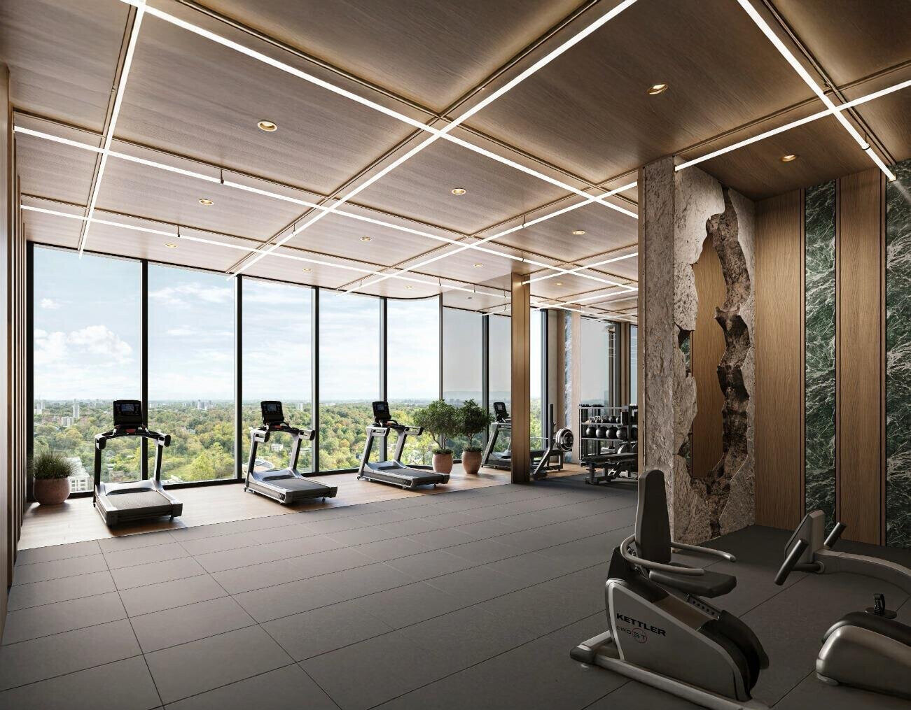 1BR+Study Off-Plan with Heated Rooftop Pool & Forest Views - Westlands