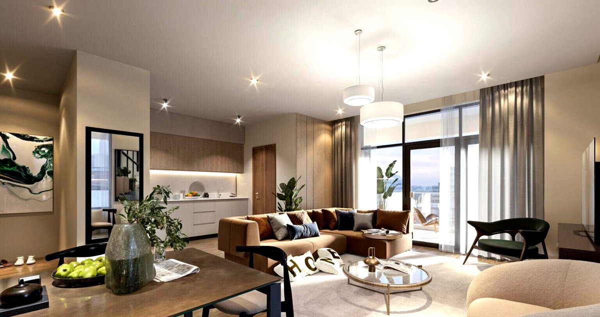 1BR with Rooftop Cinema & Yoga Deck - Westlands
