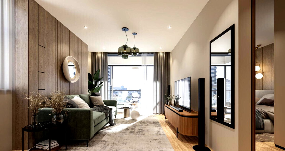 1BR with Rooftop Cinema & Yoga Deck - Westlands