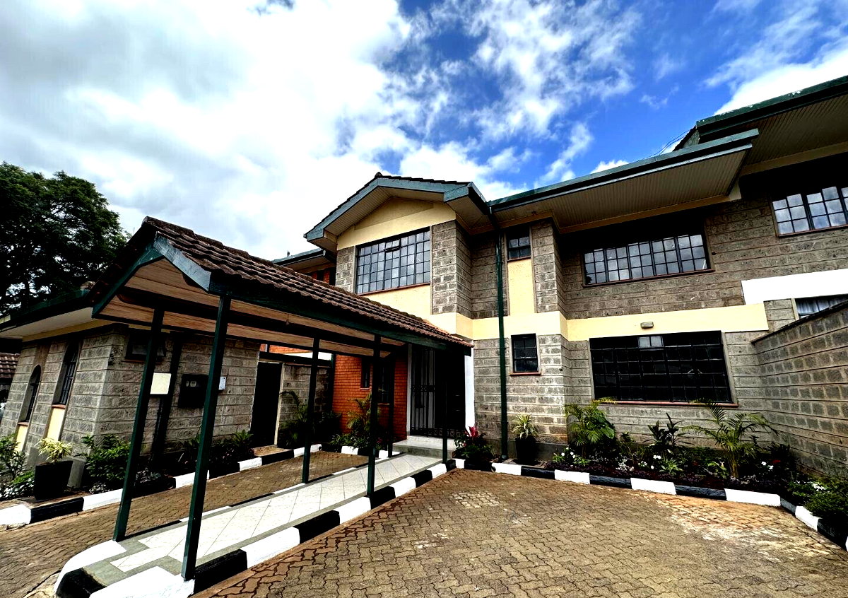 Gated 4BR Home with Garden at KSh 250K