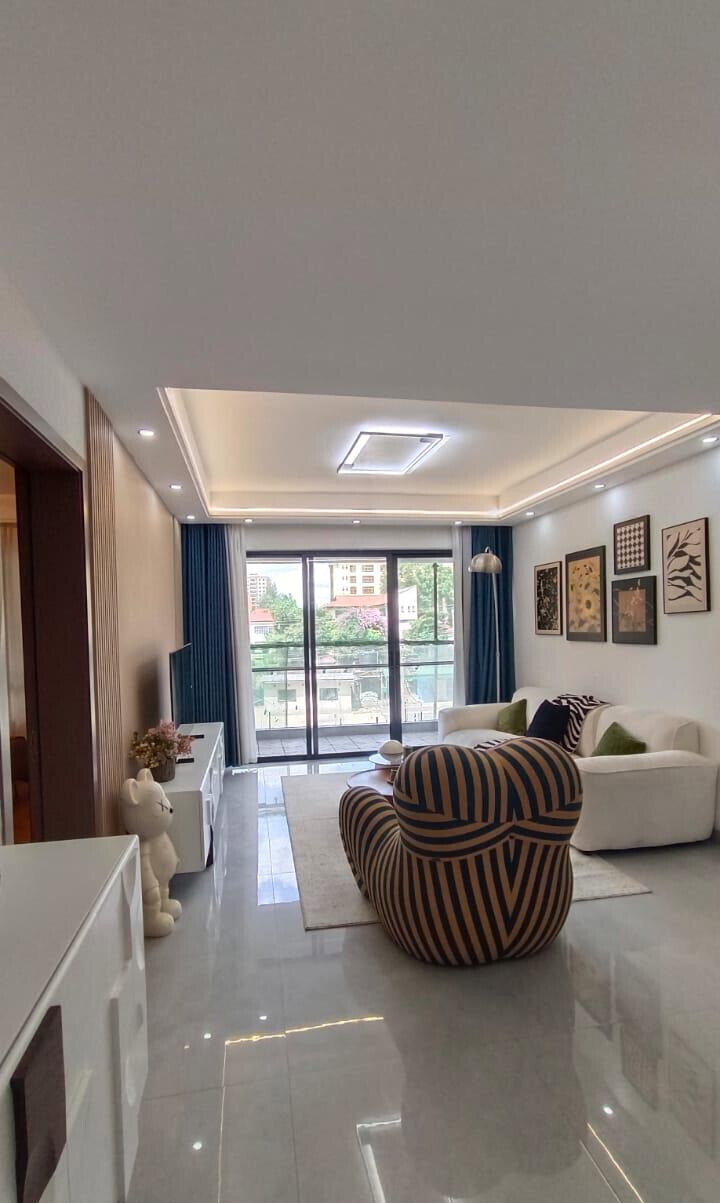 2BR Master Ensuite with City Skyline Views & Rooftop Terrace - Kilimani
