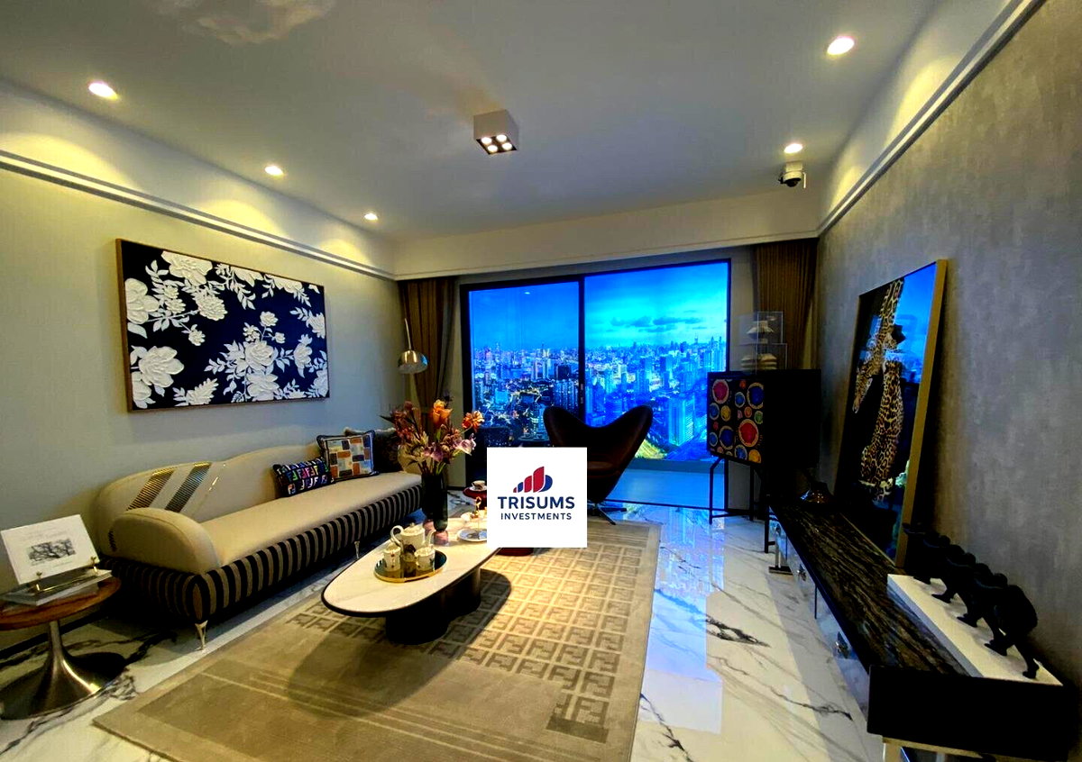 2BR Corner Unit with Rooftop Terrace & Gym - Westlands