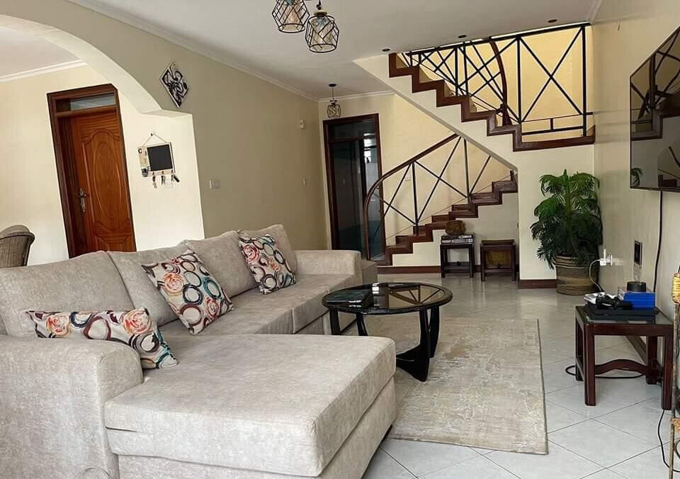 3BR Townhouse with DSQ & Master Balcony - South C Gated