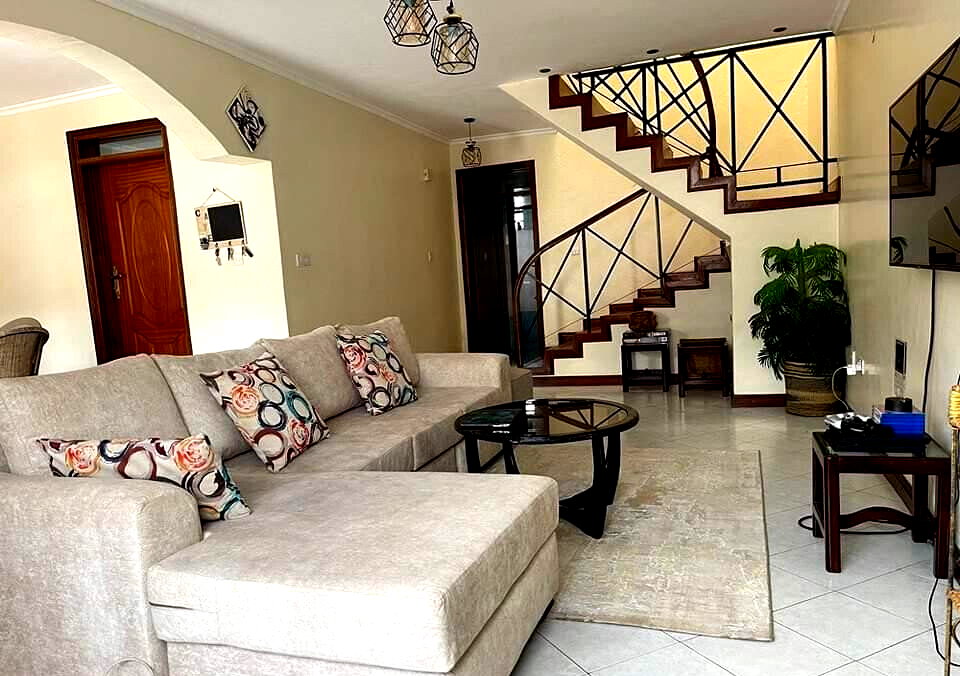 3BR Townhouse with DSQ & Master Balcony - South C Gated
