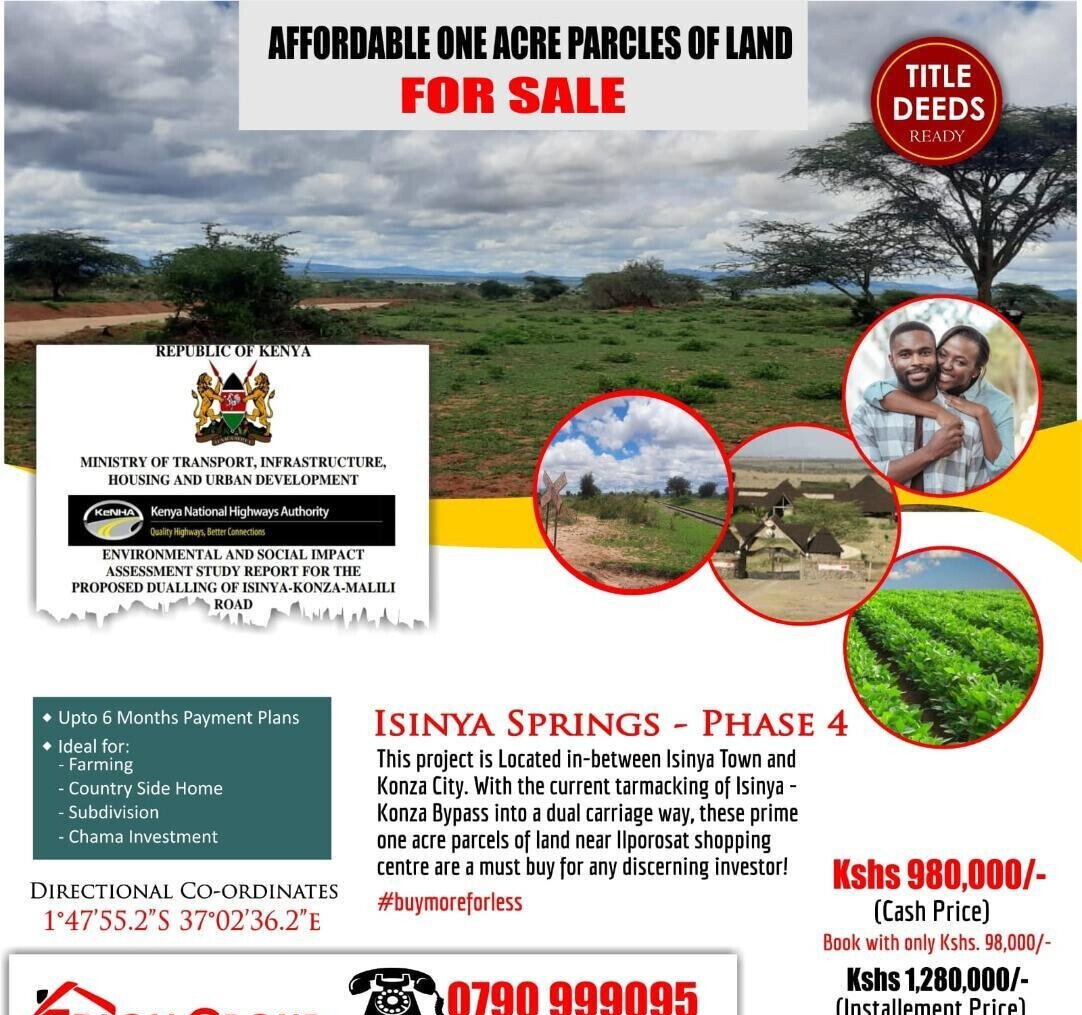 1 Acre Plot Next to Enchipai Campsite
