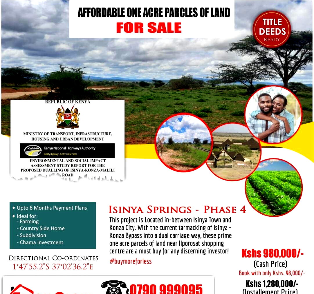 1 Acre Plot Next to Enchipai Campsite