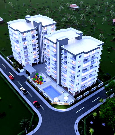 0.35 Acre Plot with 2BR Apartment in Nyali