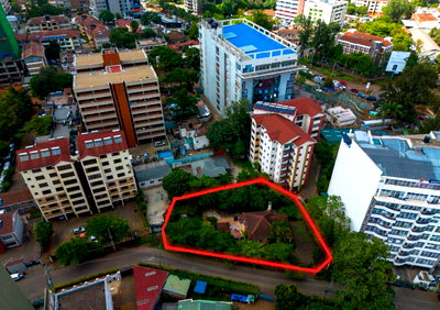 0.31 Acre Westlands Plot for KSh 160M