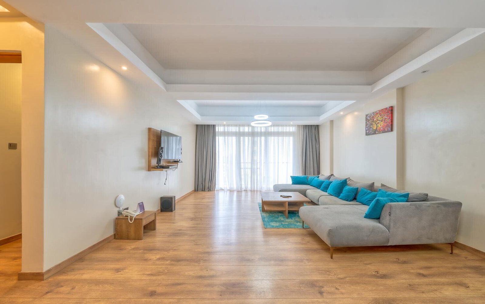 3BR Fully Furnished Apartment with Pool & Gym - Kikambala