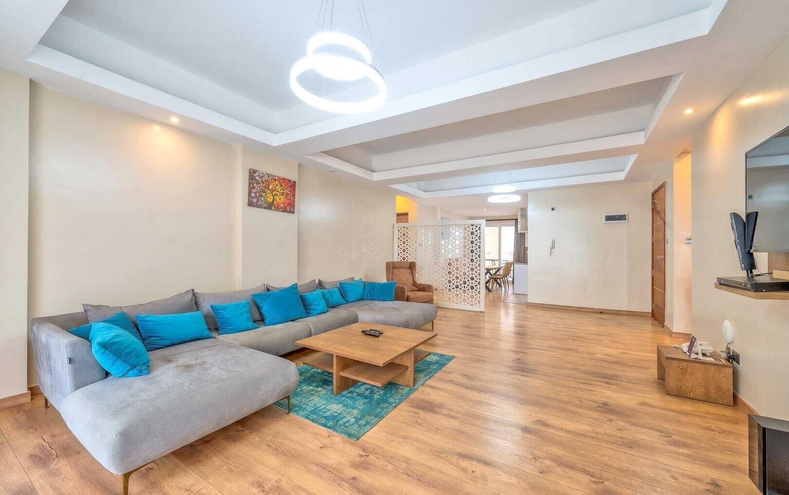 3BR Fully Furnished Apartment with Pool & Gym - Kikambala