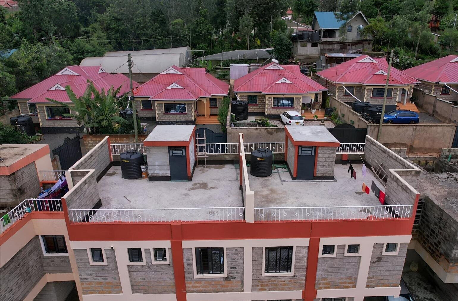 3BR Townhouse with Rooftop Terrace & Pantry - Rimpa, Rongai