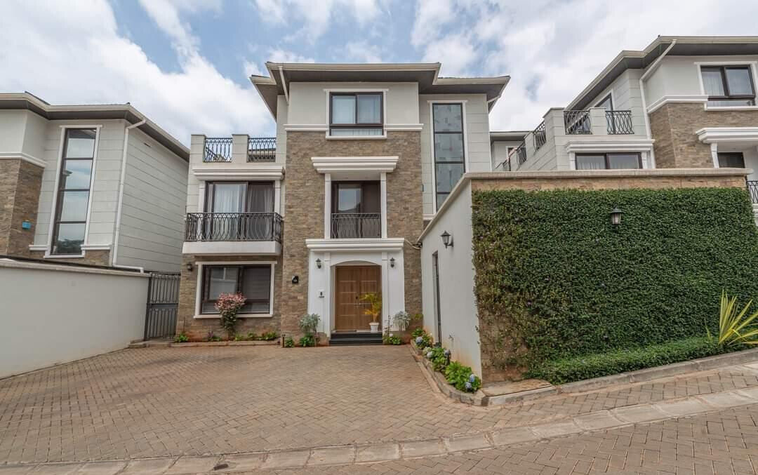 3-Storey 4BR Townhouse with Rooftop Terrace - Peponi, Kitisuru
