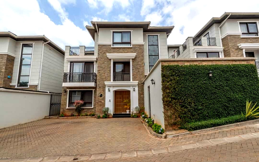 3-Storey 4BR Townhouse with Rooftop Terrace - Peponi, Kitisuru