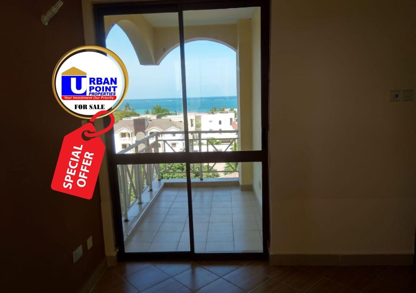 3BR Ocean View Apartment with Pool & Generator - Nyali