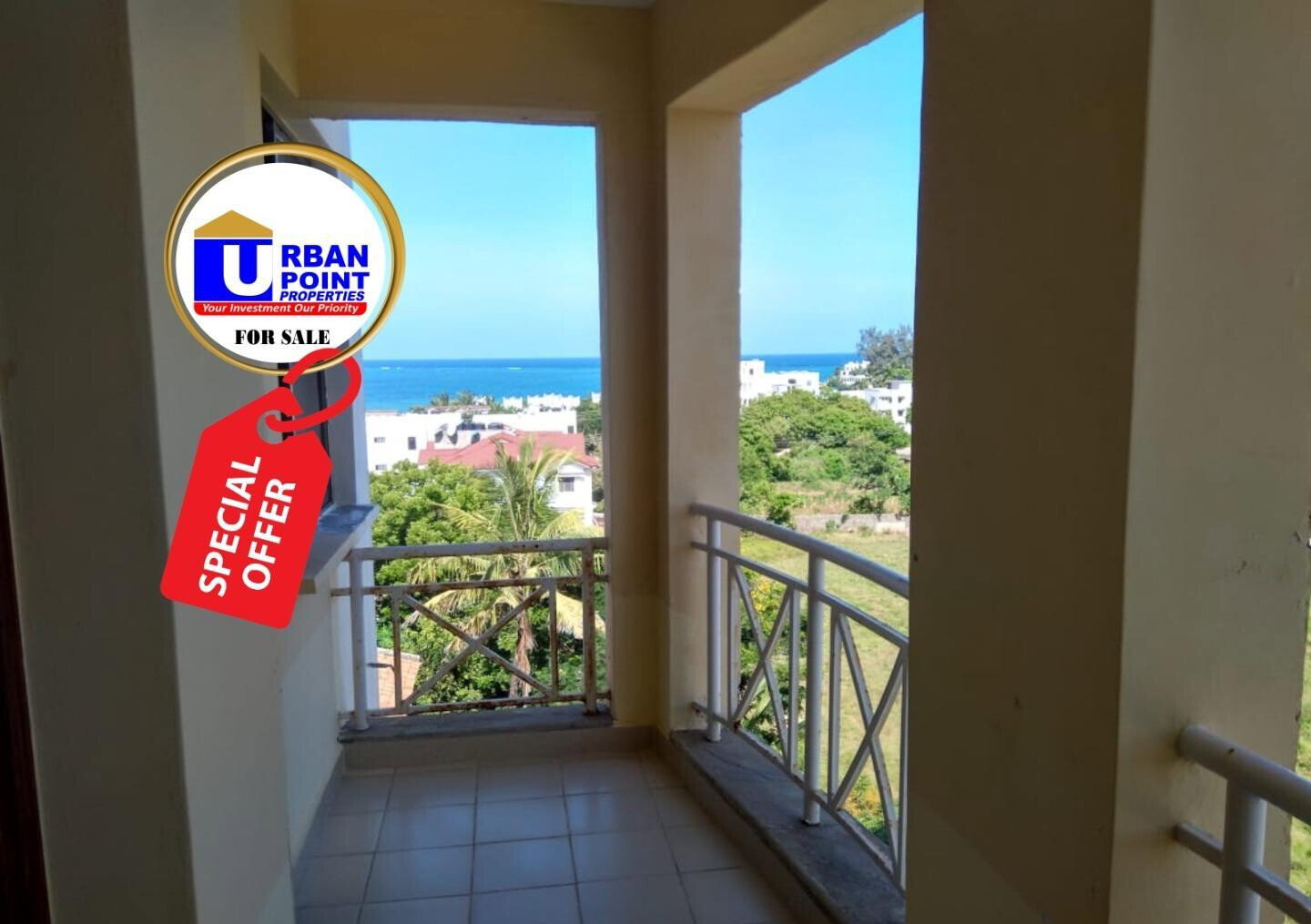 3BR Ocean View Apartment with Pool & Generator - Nyali