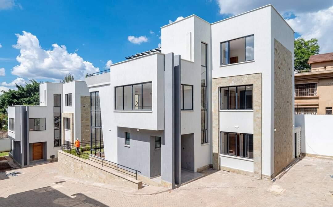 4-Storey Ultra-Modern Townhouse with Balconies & Garden - Lavington