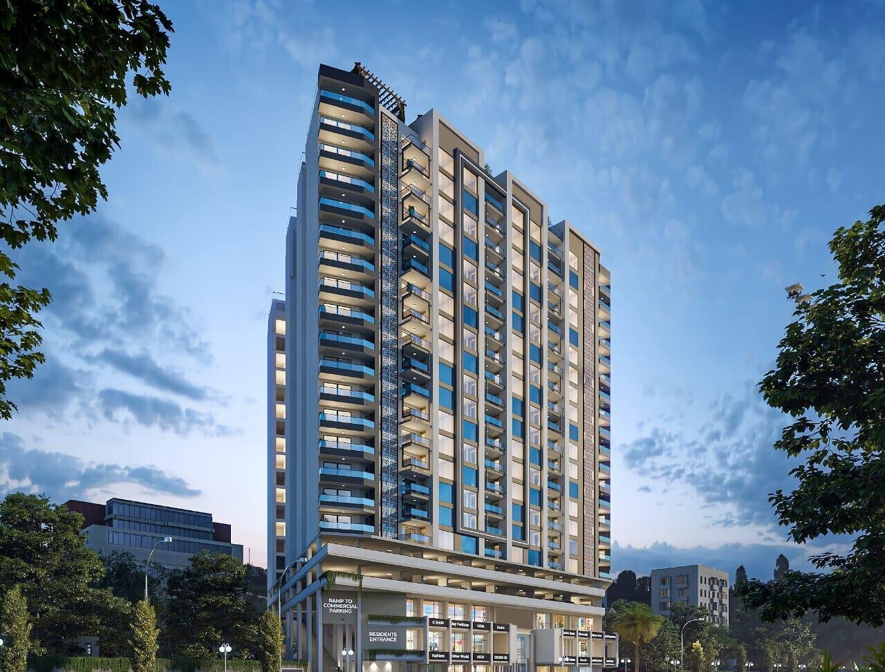 5BR Apartment with Rooftop Terrace & Coffee Shop - Parklands