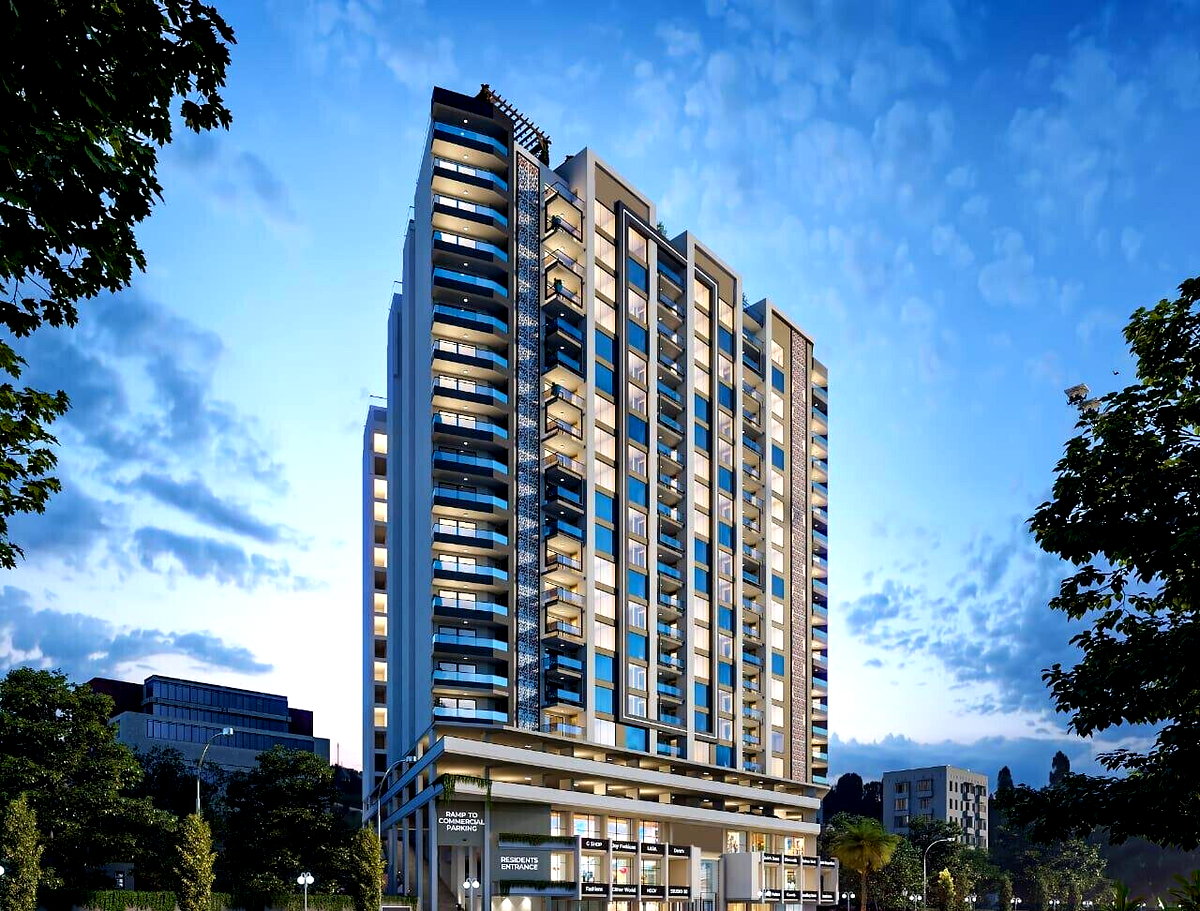5BR Apartment with Rooftop Terrace & Coffee Shop - Parklands