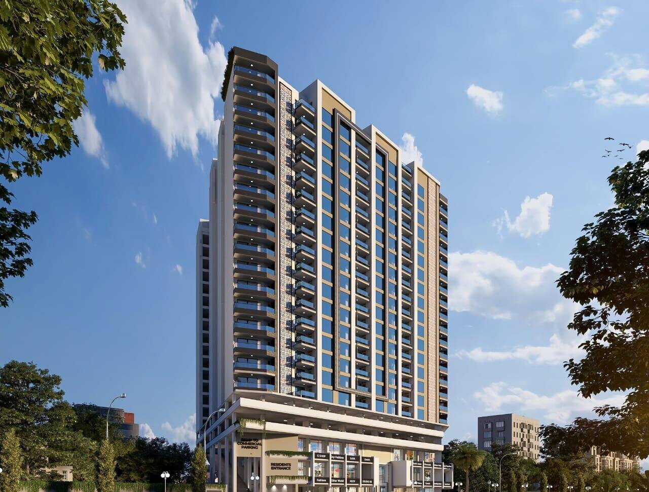 5BR Apartment with Rooftop Terrace & Coffee Shop - Parklands