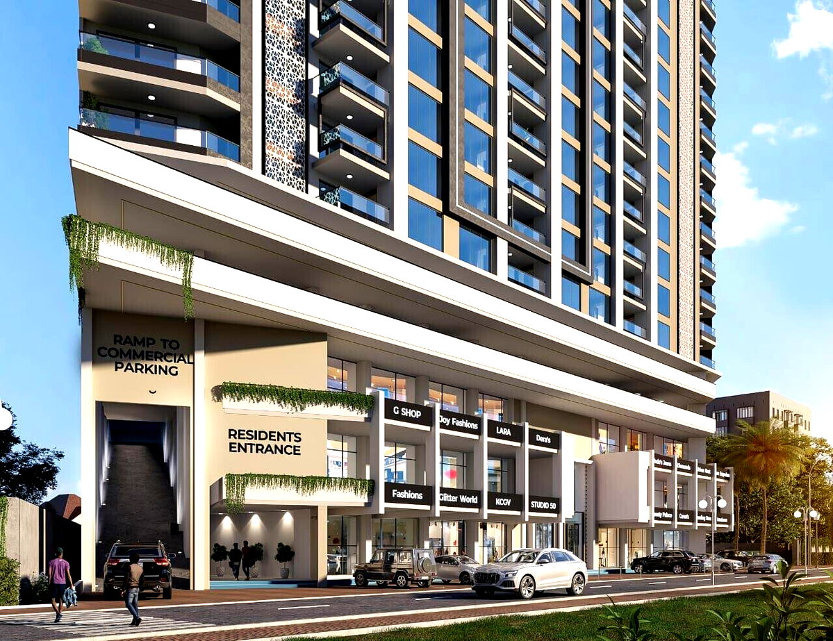 5BR Apartment with Rooftop Terrace & Coffee Shop - Parklands