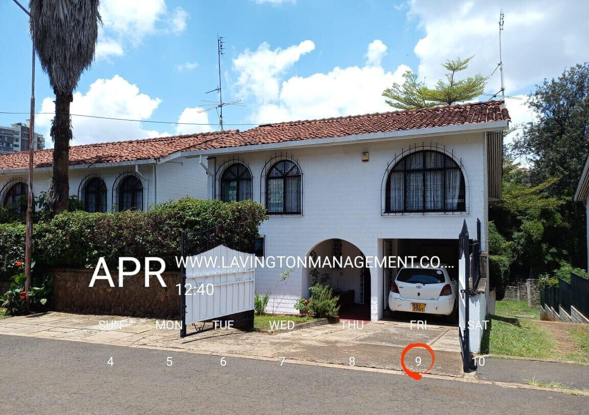 Spacious 4BR Townhouse with Mature Garden & CCTV - Kileleshwa