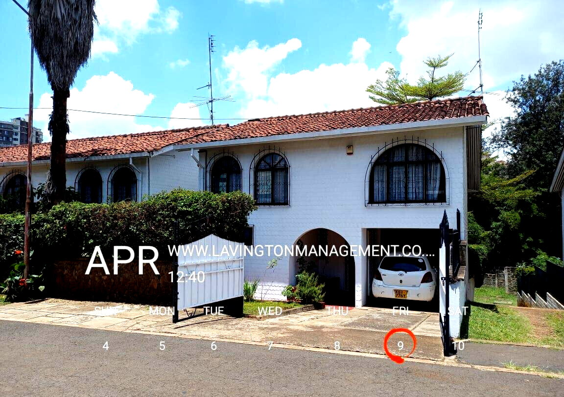 Spacious 4BR Townhouse with Mature Garden & CCTV - Kileleshwa