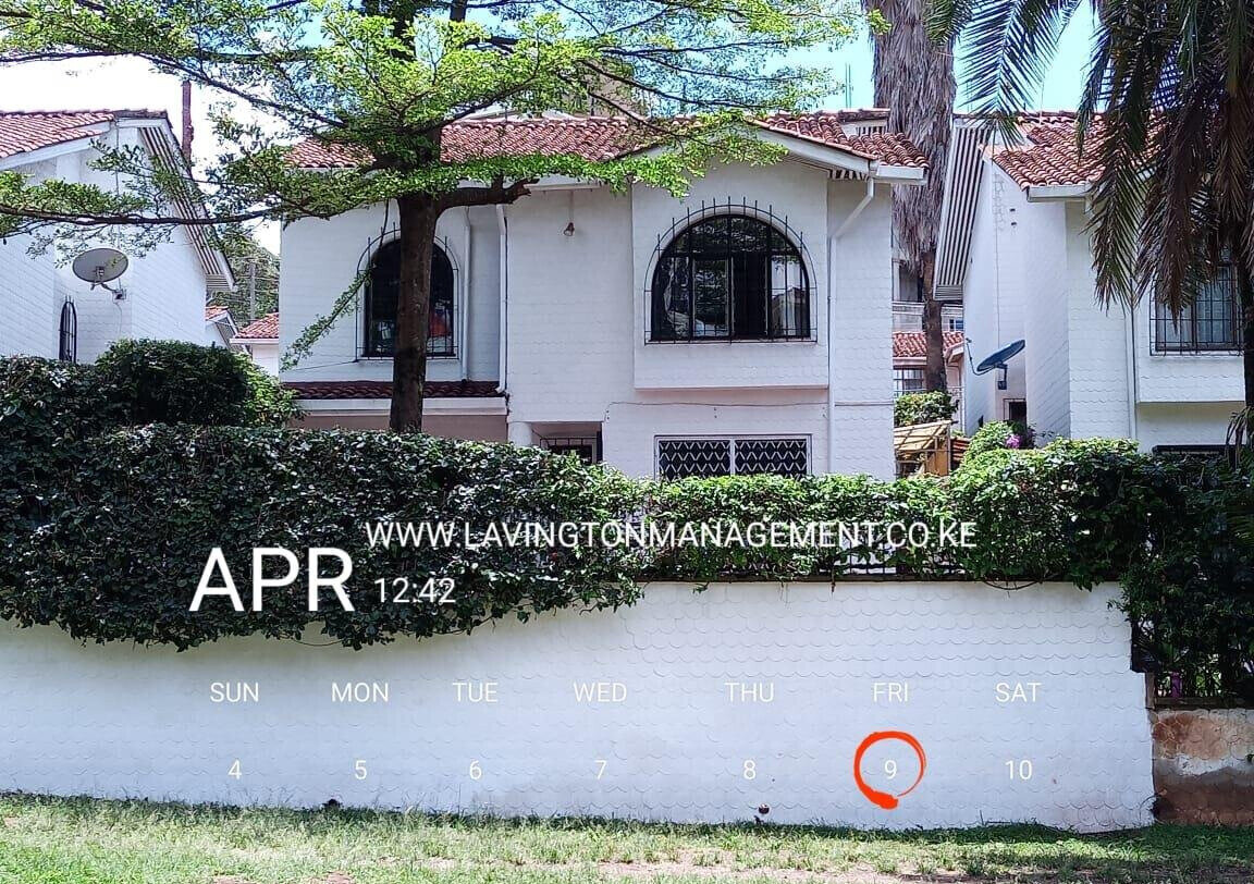 Spacious 4BR Townhouse with Mature Garden & CCTV - Kileleshwa
