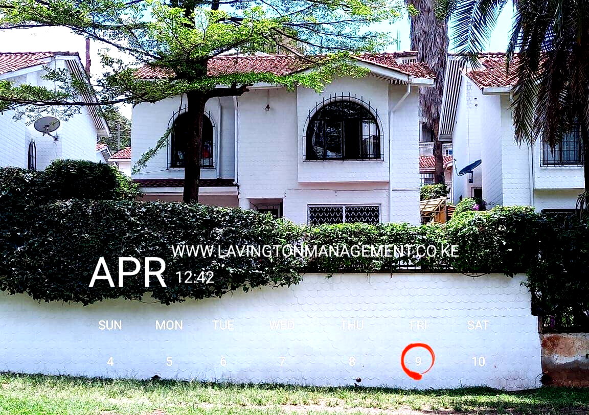 Spacious 4BR Townhouse with Mature Garden & CCTV - Kileleshwa
