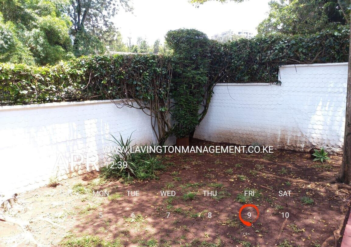 Spacious 4BR Townhouse with Mature Garden & CCTV - Kileleshwa