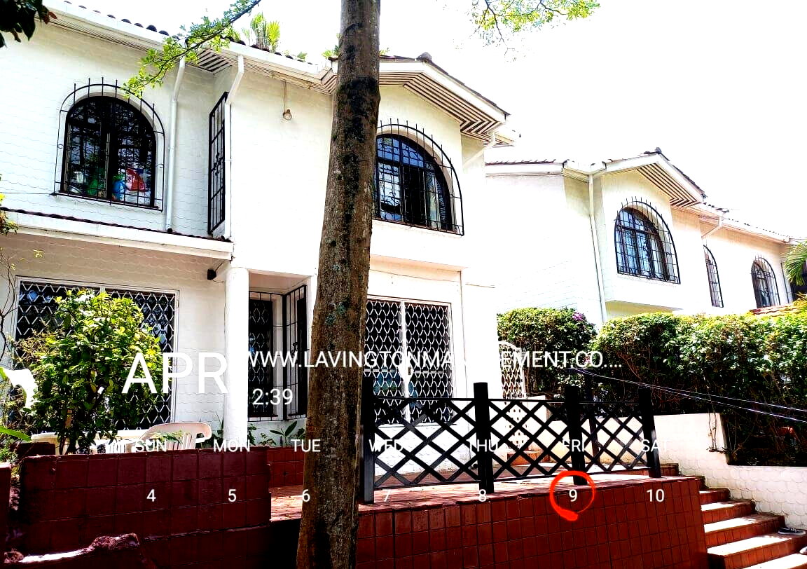 Spacious 4BR Townhouse with Mature Garden & CCTV - Kileleshwa