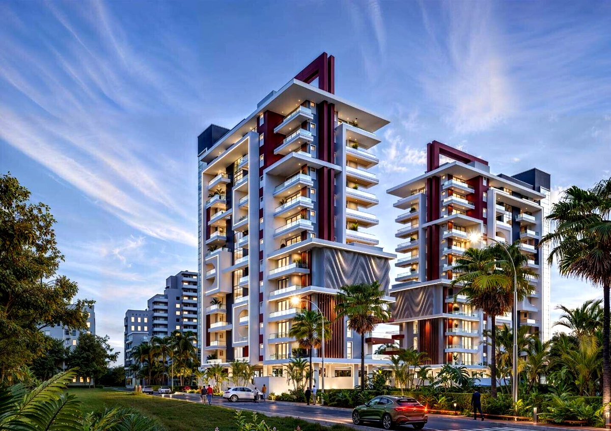 3BR All-Ensuite with Private Balconies & Pool - Nyali