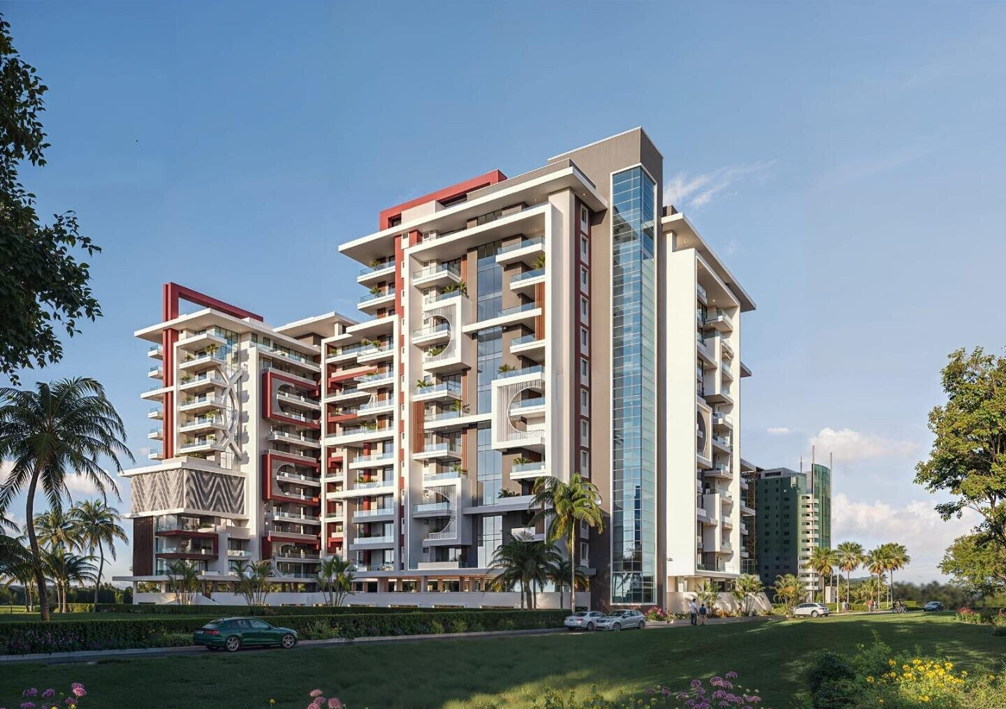 3BR All-Ensuite with Private Balconies & Pool - Nyali
